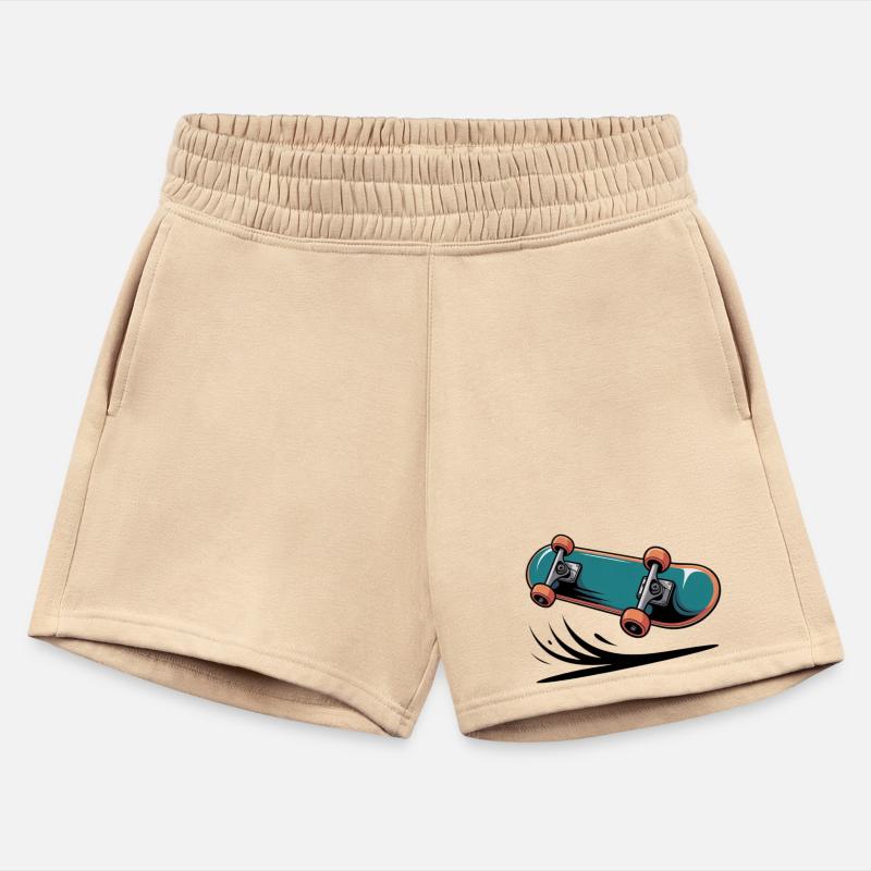 Skateboard in Motion Illustration