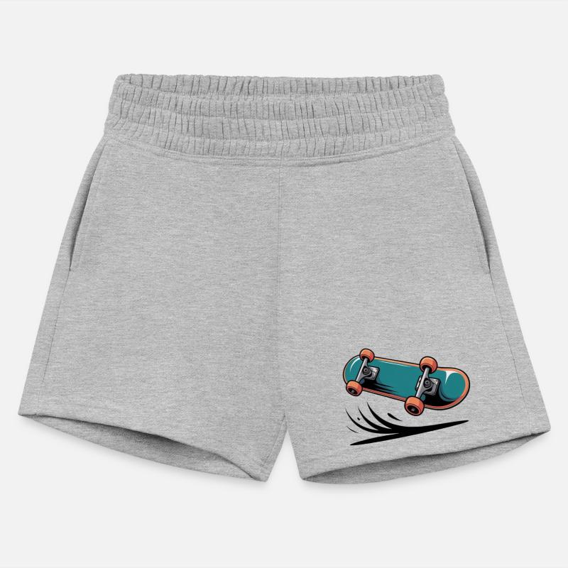 Skateboard in Motion Illustration