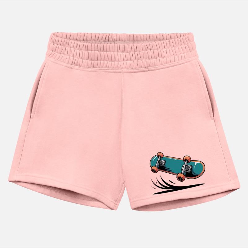 Skateboard in Motion Illustration