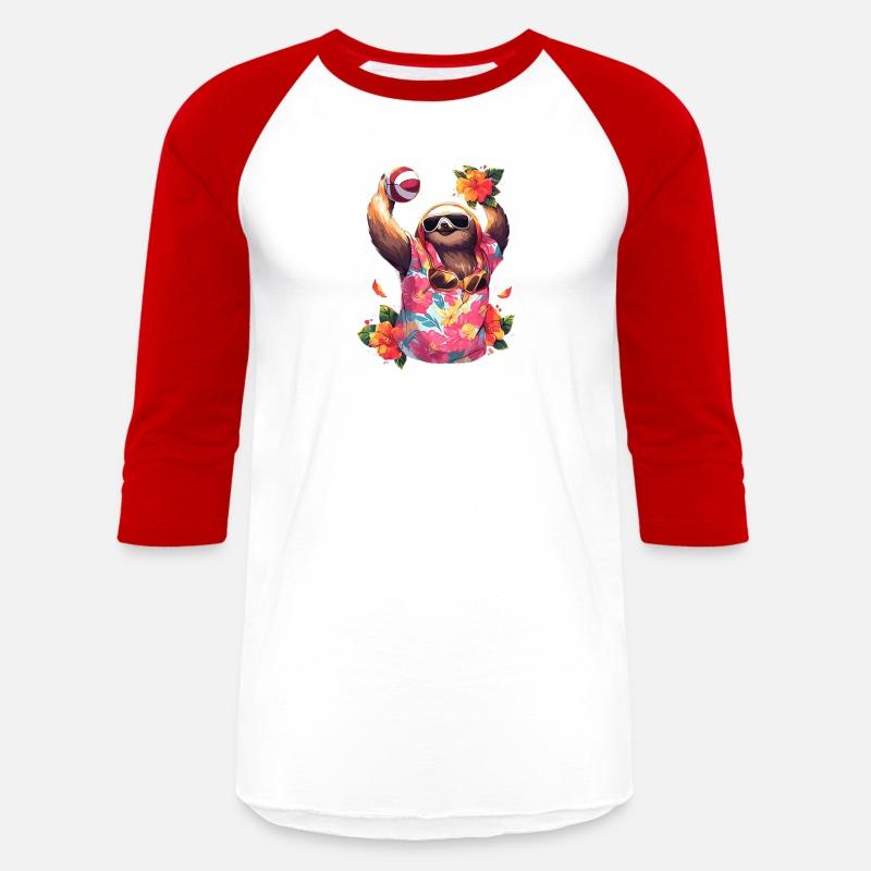 Sloth Beach Volleyball Vball Player Sports