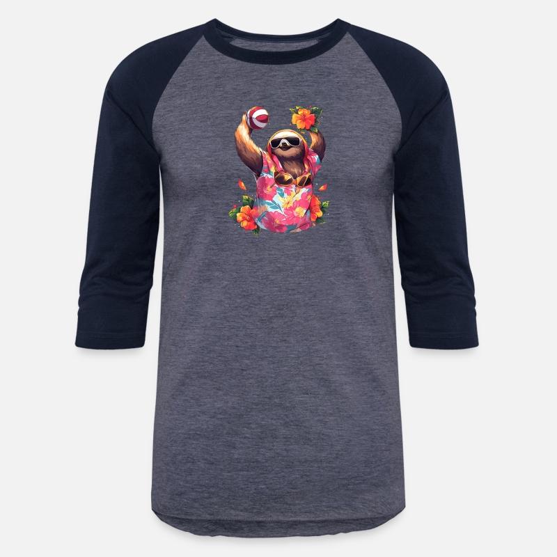 Sloth Beach Volleyball Vball Player Sports