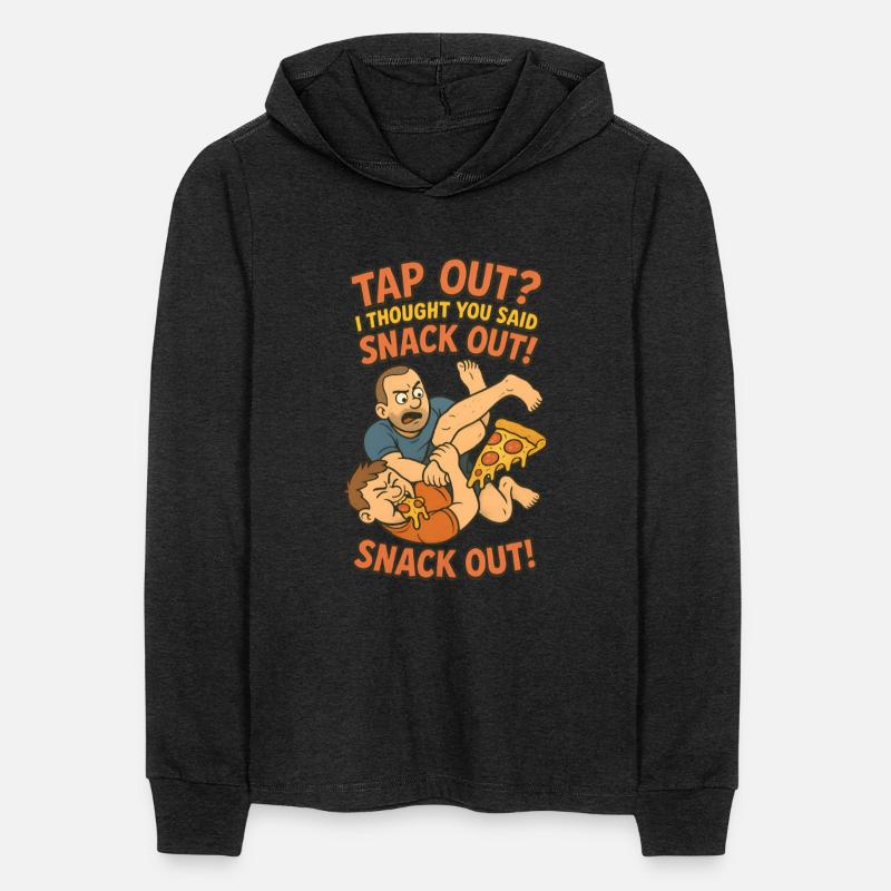 Snack Out Fight Funny Cool MMA Illustration