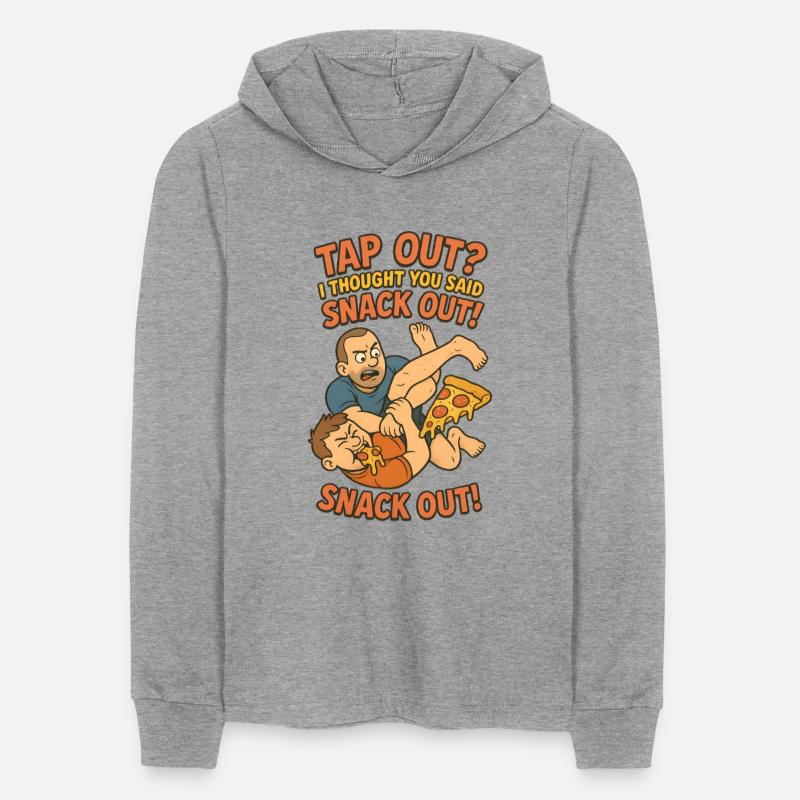 Snack Out Fight Funny Cool MMA Illustration