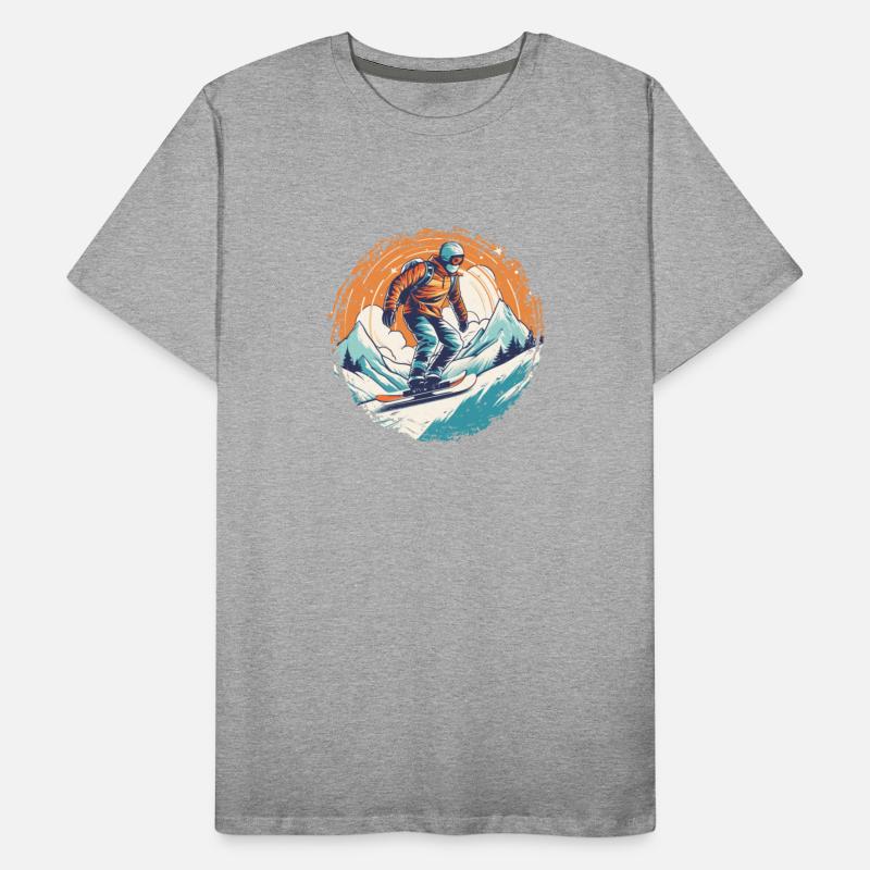 Snowboarding or skiing and then après-ski