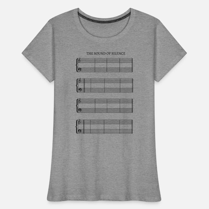 Sound of silence Empty Music Sheet without notes