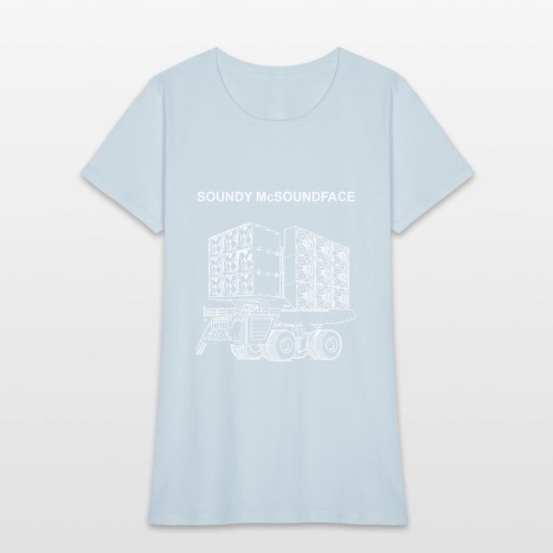 Soundy McSoundFace 3x3 Truck White Print