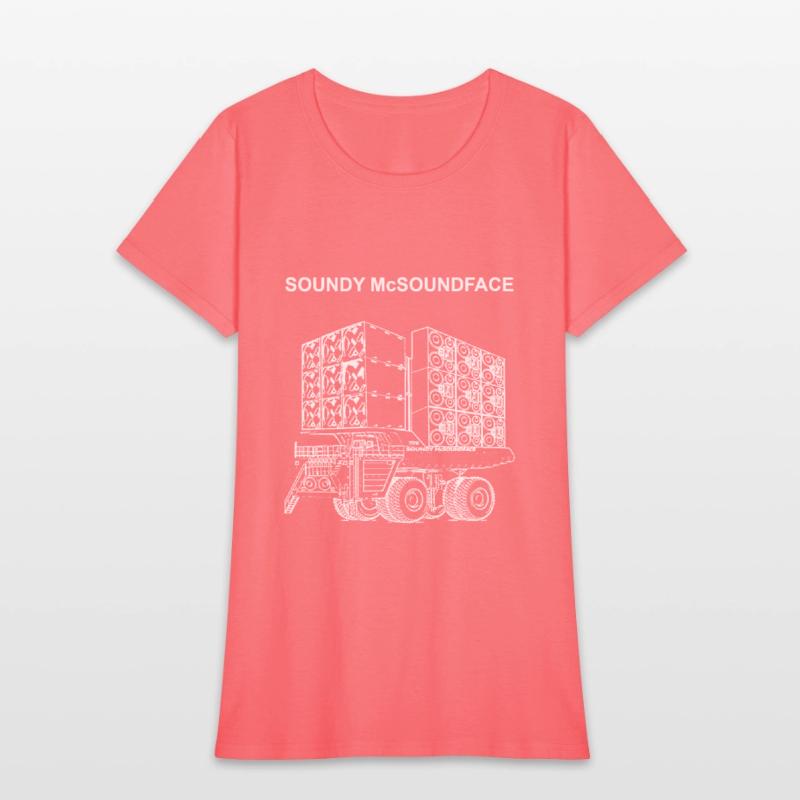 Soundy McSoundFace 3x3 Truck White Print