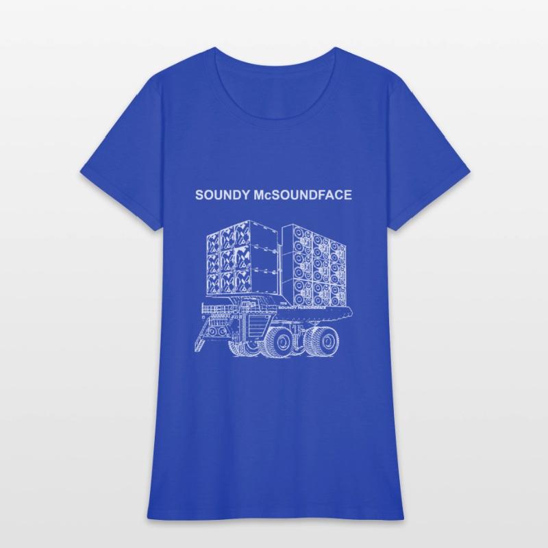 Soundy McSoundFace 3x3 Truck White Print
