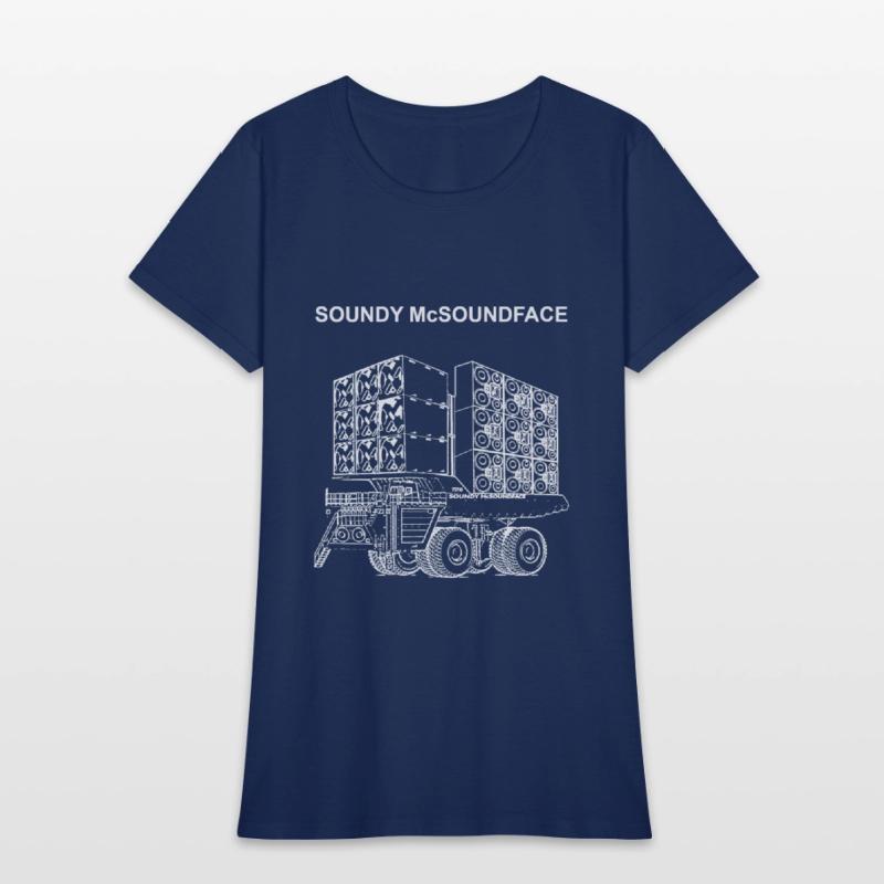 Soundy McSoundFace 3x3 Truck White Print