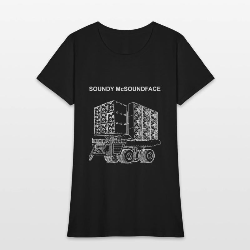 Soundy McSoundFace 3x3 Truck White Print