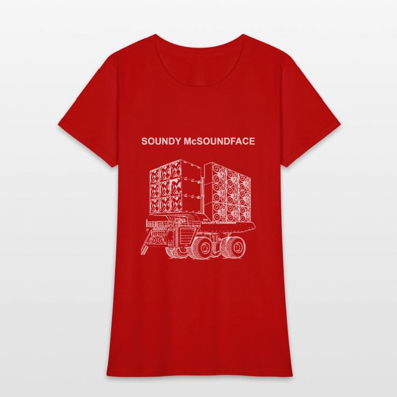 Soundy McSoundFace 3x3 Truck White Print