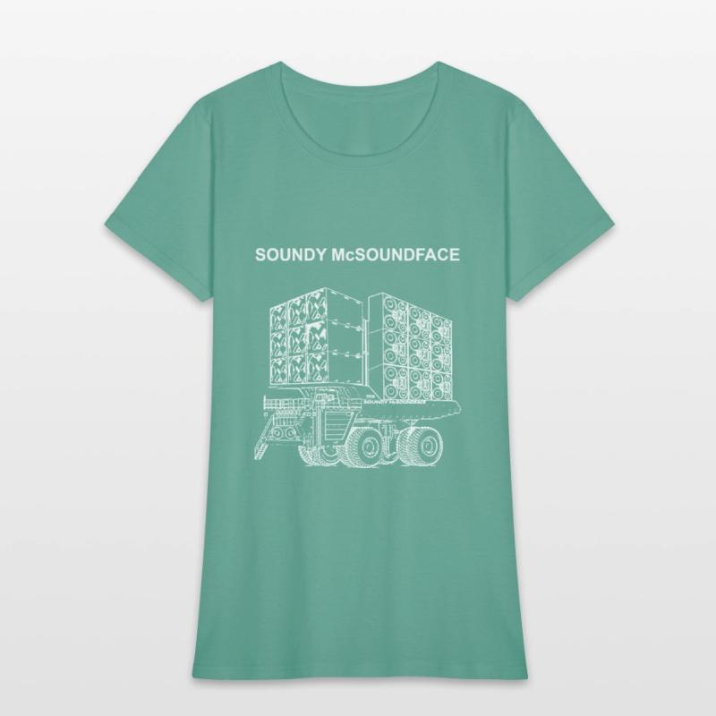 Soundy McSoundFace 3x3 Truck White Print