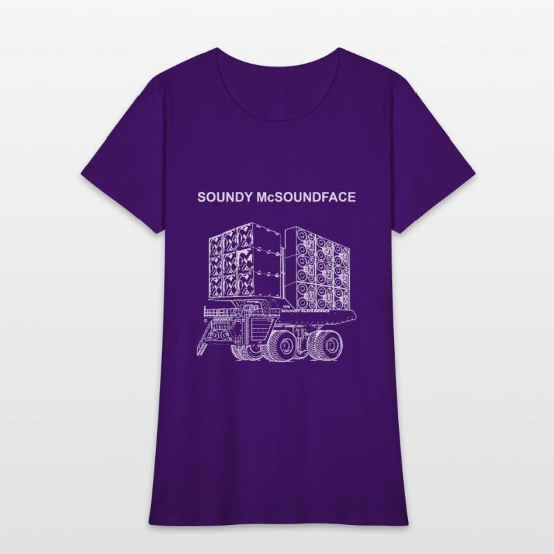 Soundy McSoundFace 3x3 Truck White Print