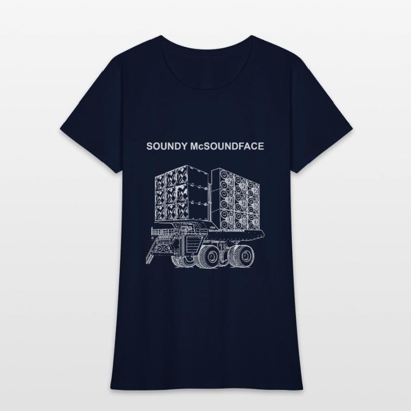 Soundy McSoundFace 3x3 Truck White Print
