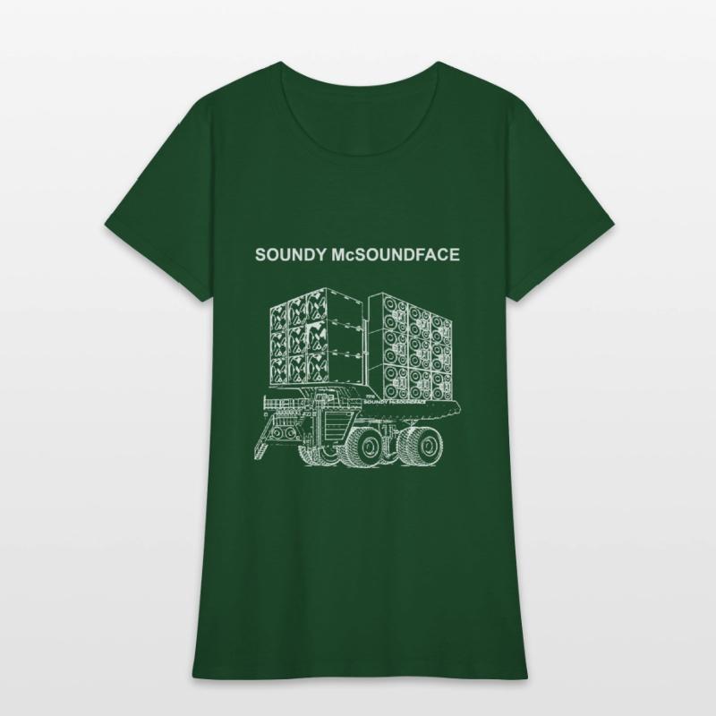 Soundy McSoundFace 3x3 Truck White Print