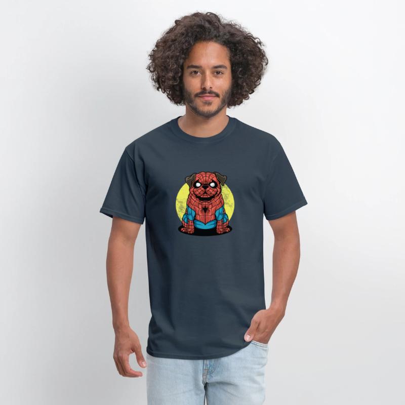 spider pug tee
