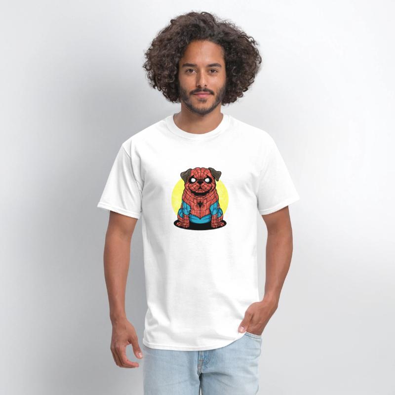 spider pug tee