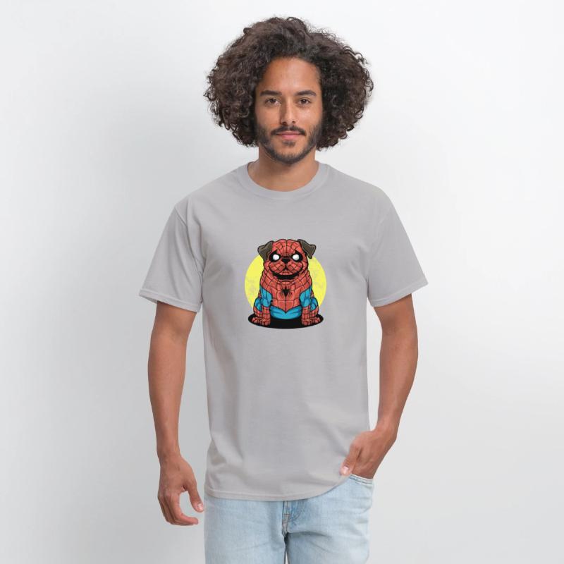 spider pug tee