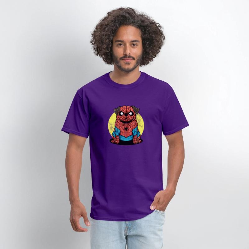 spider pug tee
