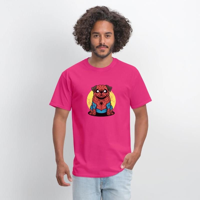spider pug tee