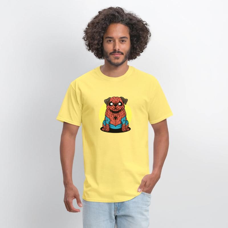 spider pug tee