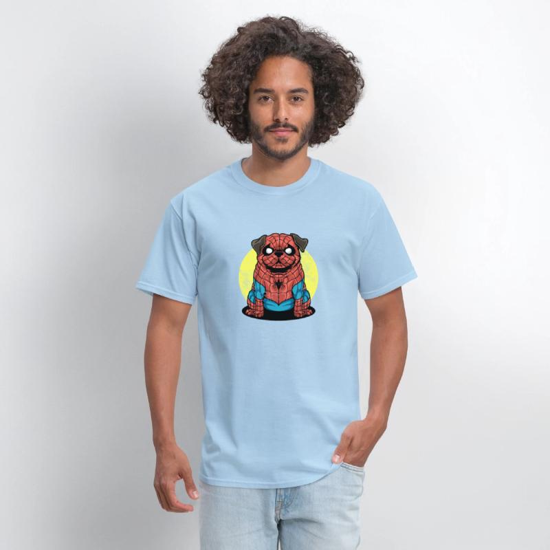 spider pug tee