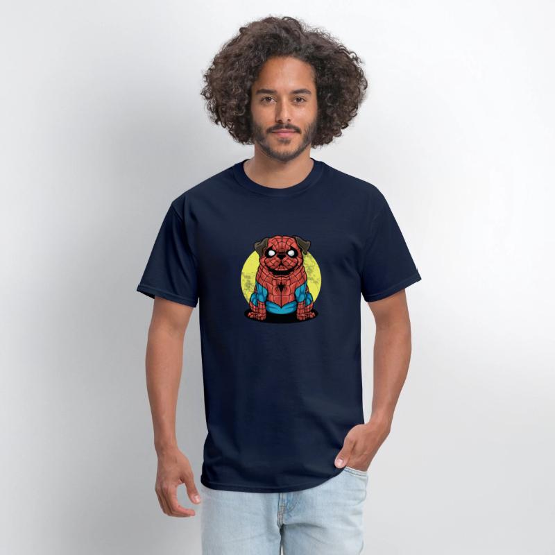 spider pug tee