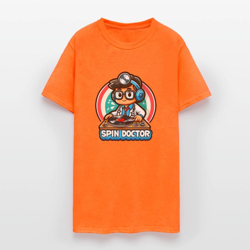 Spin Doctor Cartoon: Fun and Colorful DJ