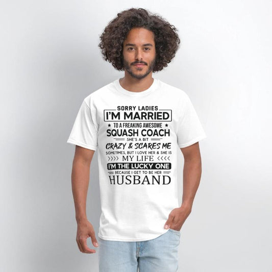 Squash Coach Funny Saying For Husband