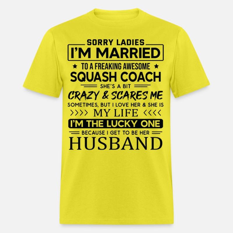 Squash Coach Funny Saying For Husband