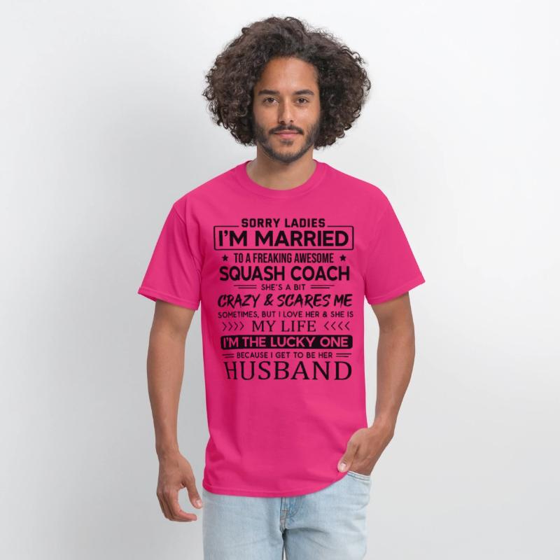 Squash Coach Funny Saying For Husband