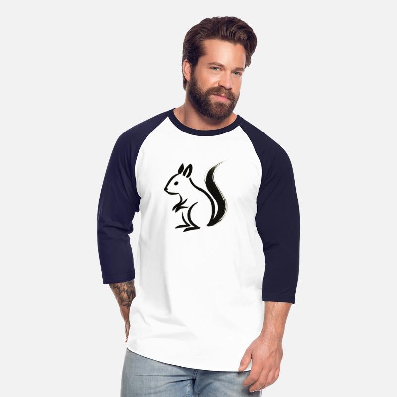 Squirrel – Minimalist Ink Woodland Design