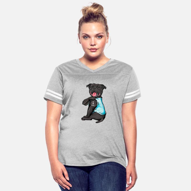 Staffordshire Bull Terrier Tattoos I Love Dad Sitt