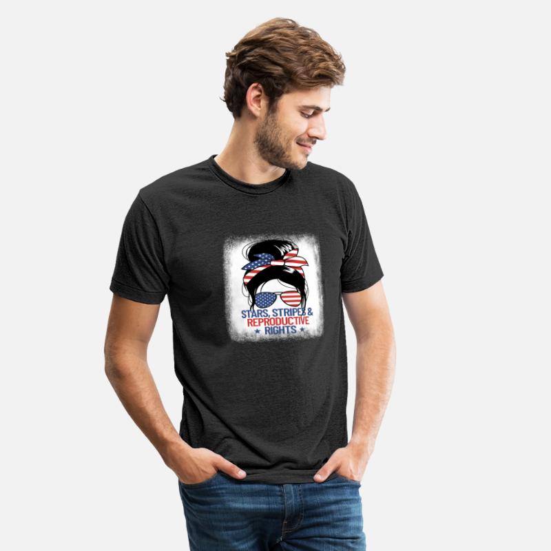 Stars Stripes And Reproductive Rights Messy Bun