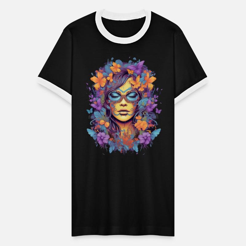 Street Art Art Beautiful Woman Butterfly