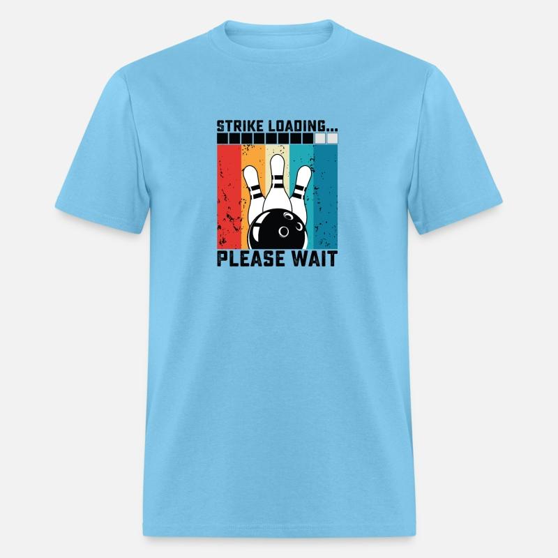 Strike Loading Please Wait Retro Vintage Bowling