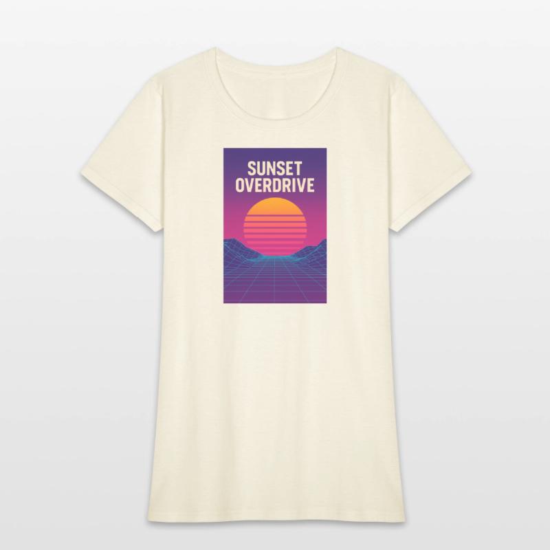 Sunset Overdrive – Vaporwave Summer Vibes Tee