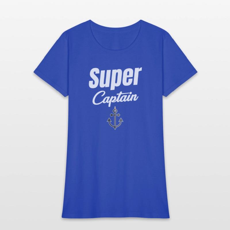 Super Captain Funny Ship Captain Cruise Sailing