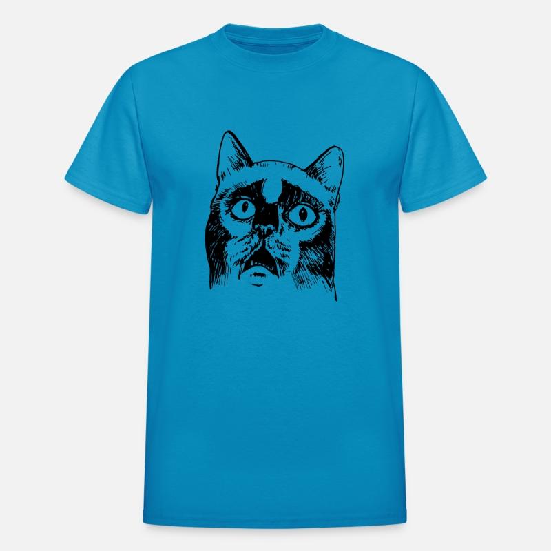 Super Silly Cat Crazy Kitty Funny Pet Stupid Face