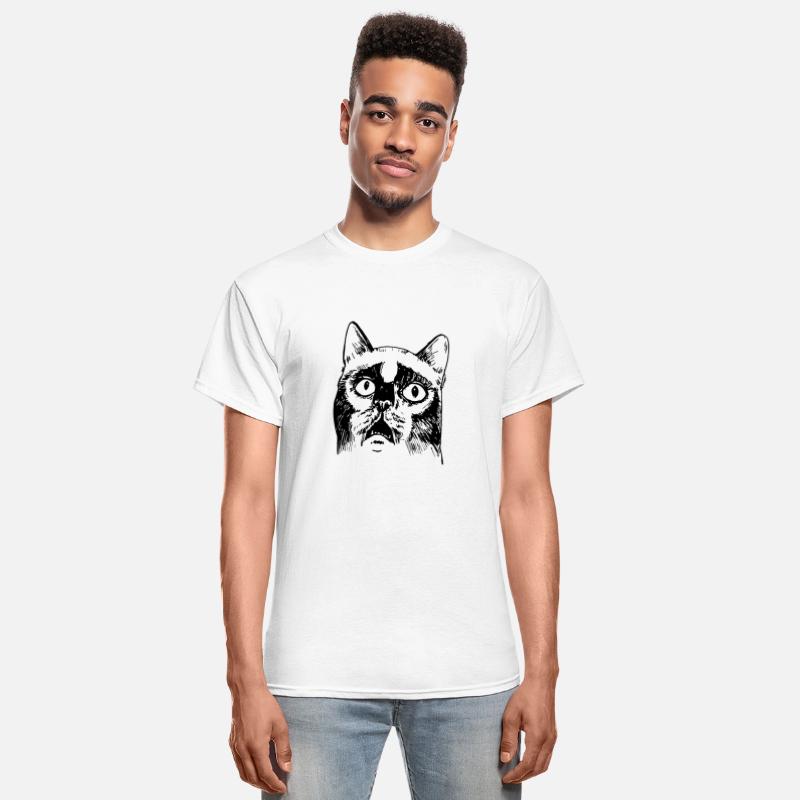 Super Silly Cat Crazy Kitty Funny Pet Stupid Face