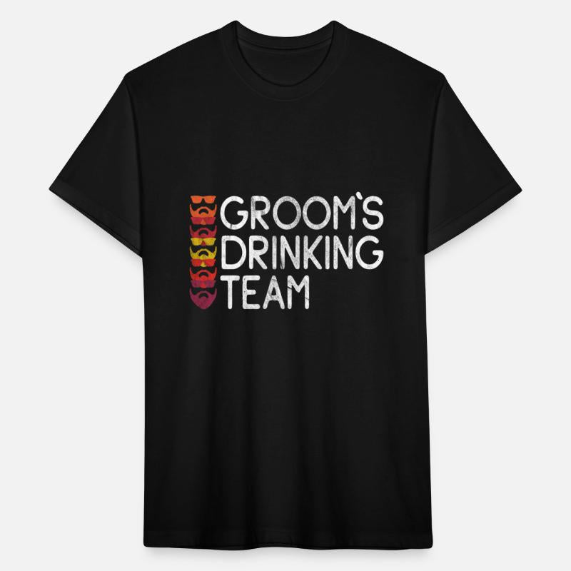 Team Groom Bachelor Party Crew Retro Group Shirt