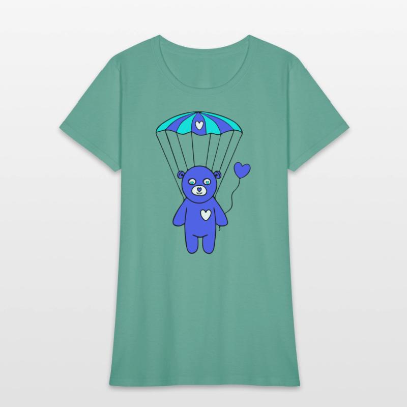 Teddy Bear - The Blue Skydiver