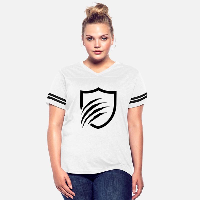 The claw scratches on the shield