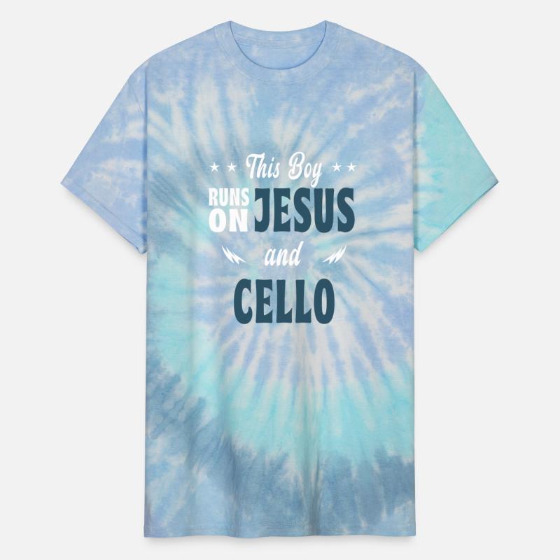 This boy runs on Jesus and cello