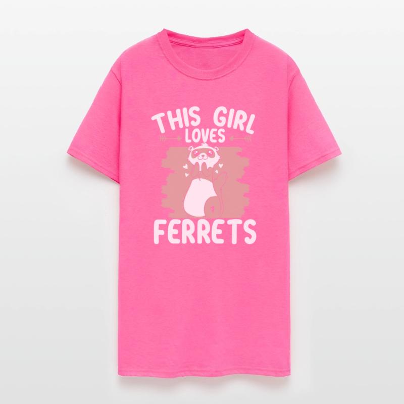 This Girl Loves Ferrets Animal Ferret Owner