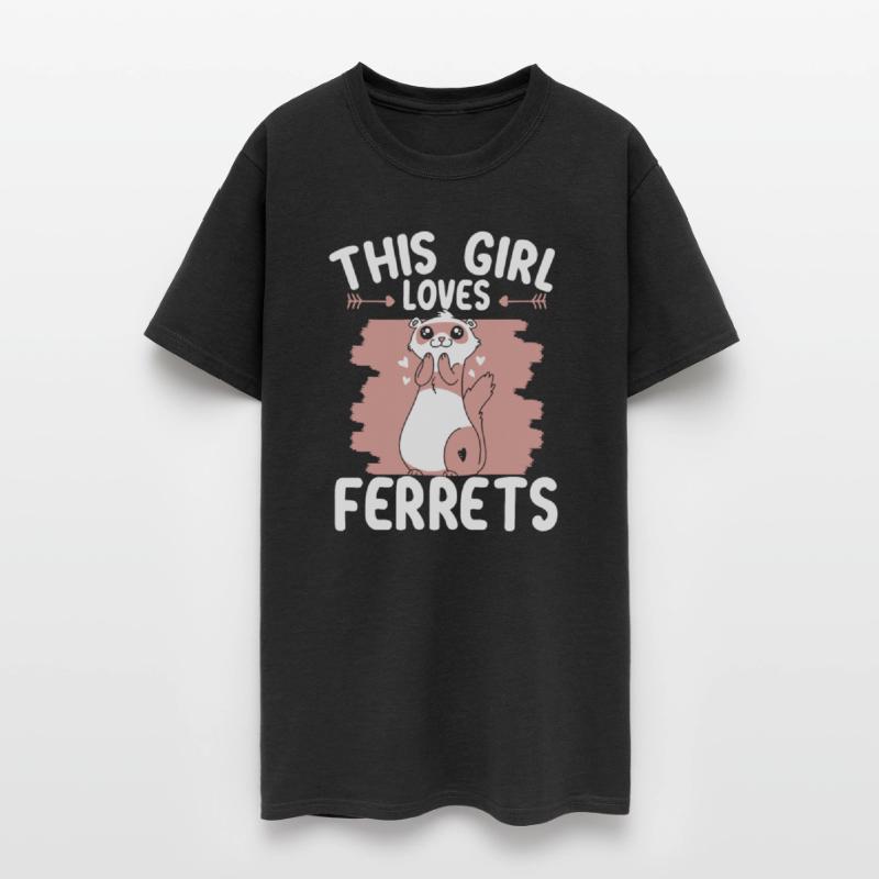 This Girl Loves Ferrets Animal Ferret Owner