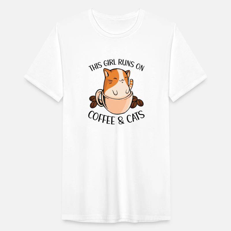 This Girl Runs On Coffee And Cats