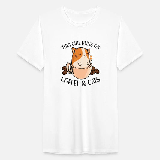 This Girl Runs On Coffee And Cats