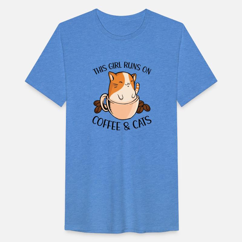 This Girl Runs On Coffee And Cats