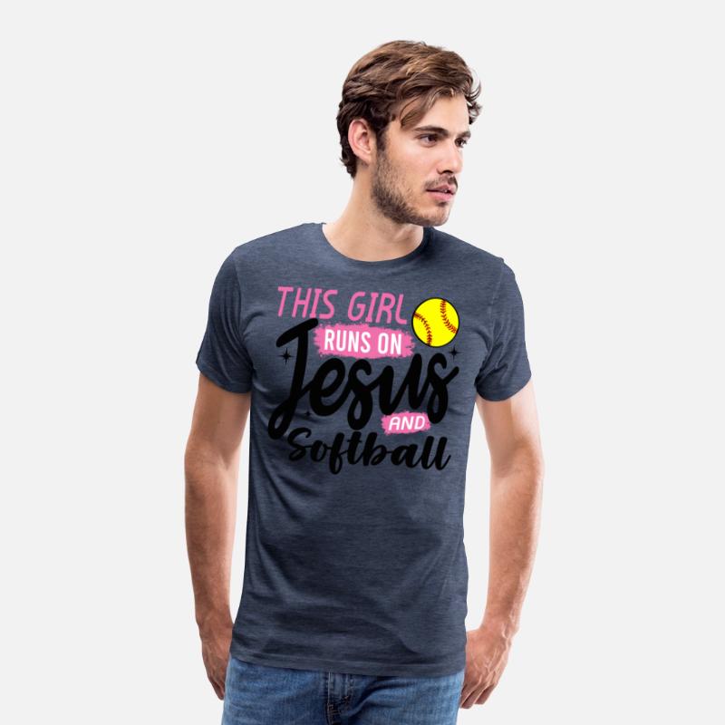 This Girl Runs On Jesus and softball